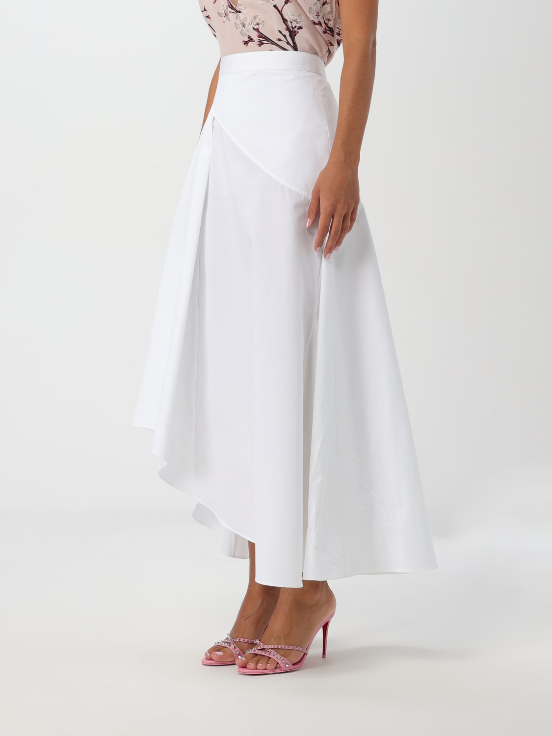Giglio Gonna Alexander McQueen in cotone Nuovo