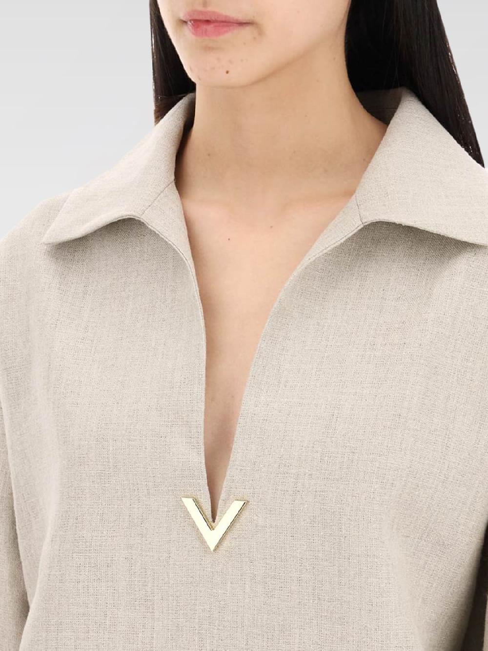 Giglio Blusa Valentino in lino Consegna Veloce