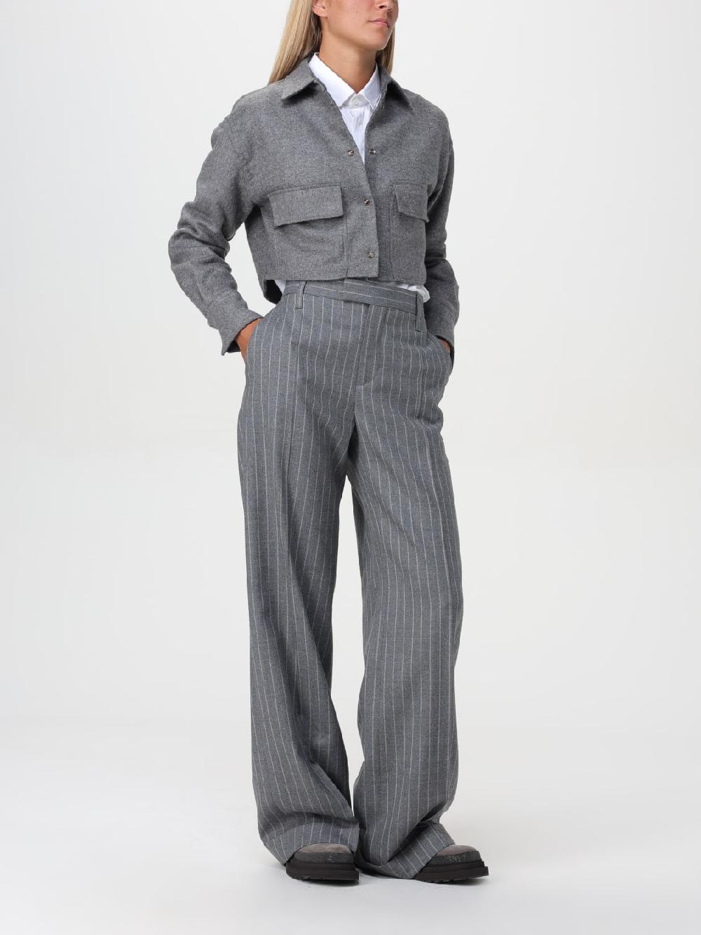 Giglio Pantalone gessato Brunello Cucinelli Fino Al -60%