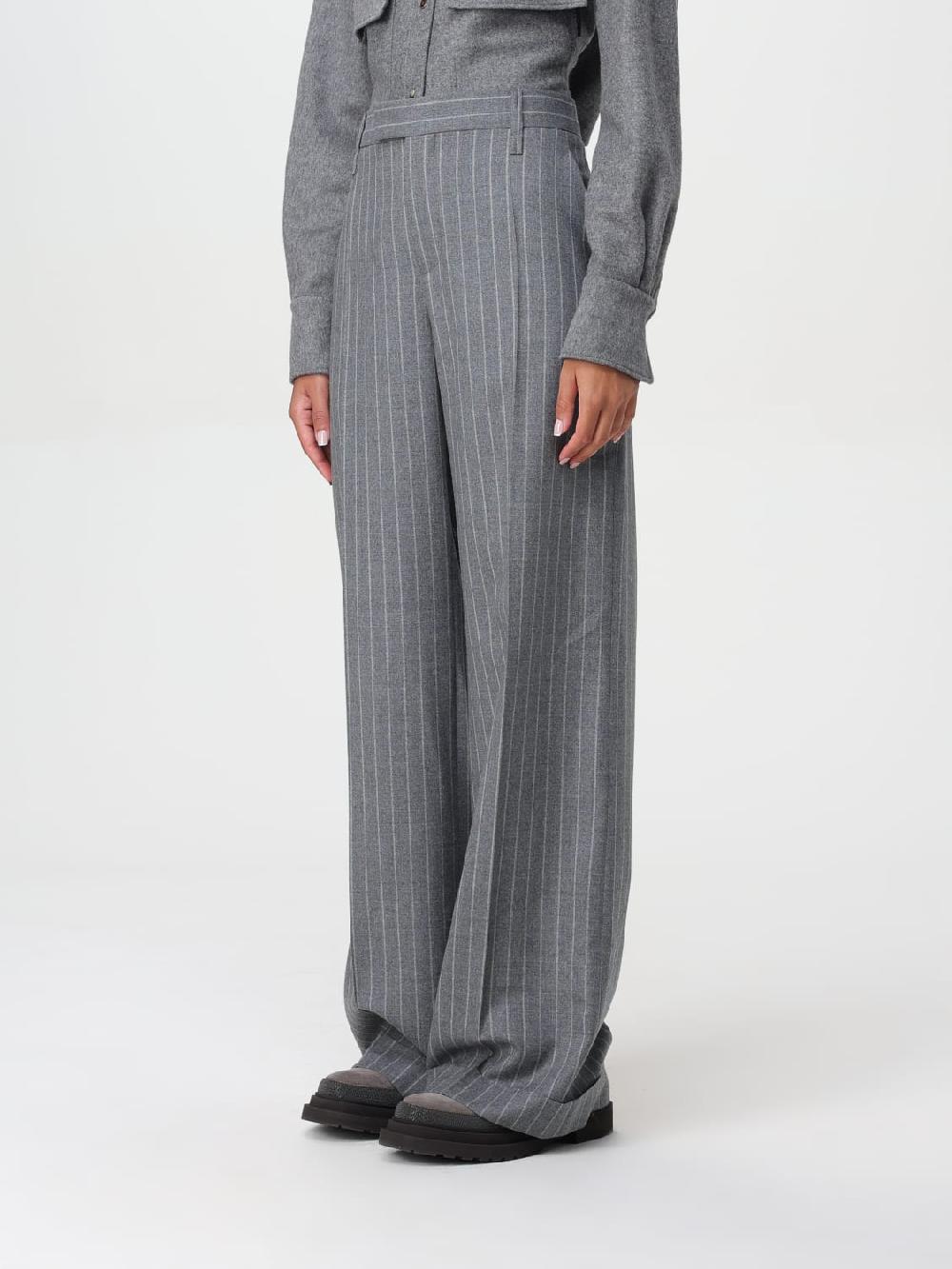 Giglio Pantalone gessato Brunello Cucinelli Fino Al -60%