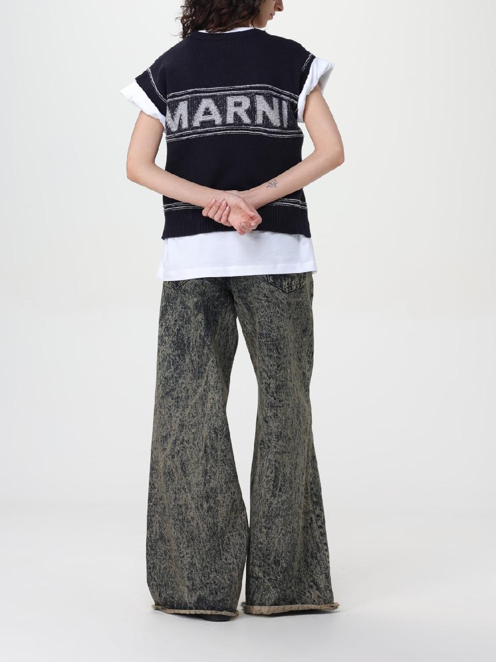 Giglio Top di lana con logo Marni Affare Del Giorno