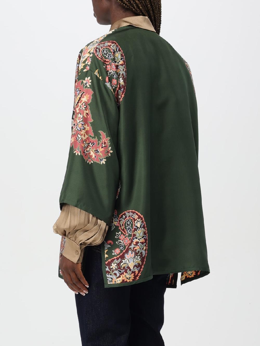 Giglio Kimono Etro in seta stampata Economico