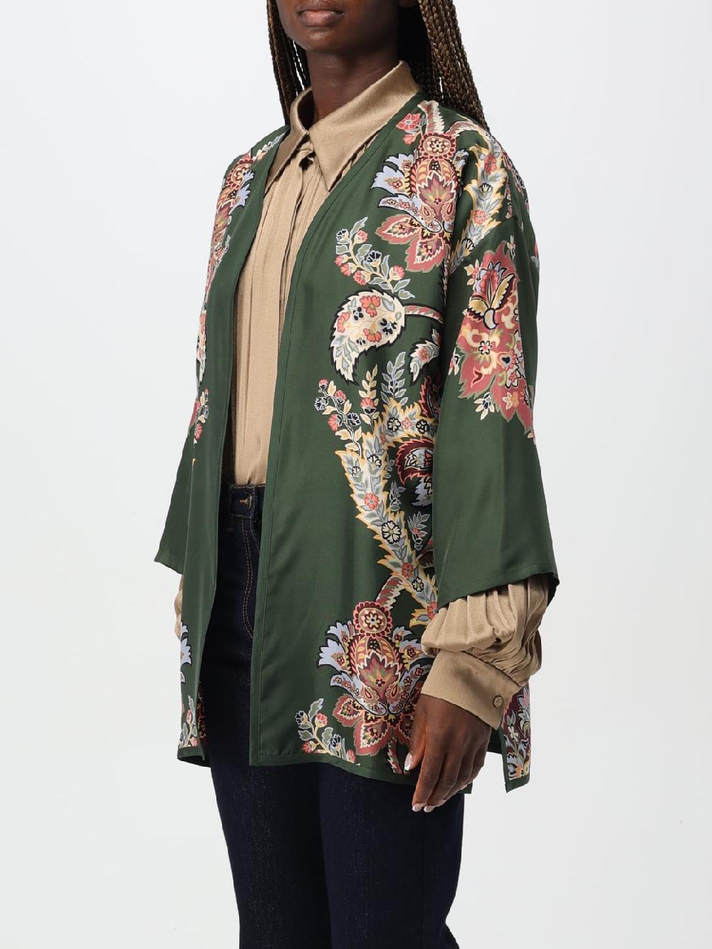 Giglio Kimono Etro in seta stampata Economico