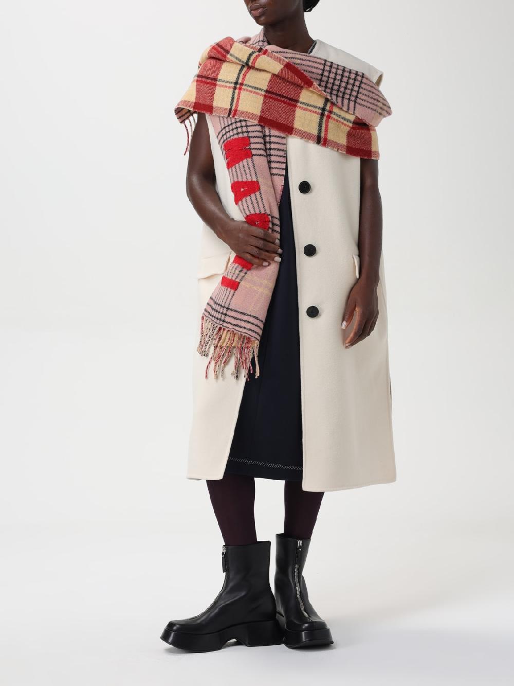 Giglio Cappotto smanicato con ricamo logo Marni In Vendita