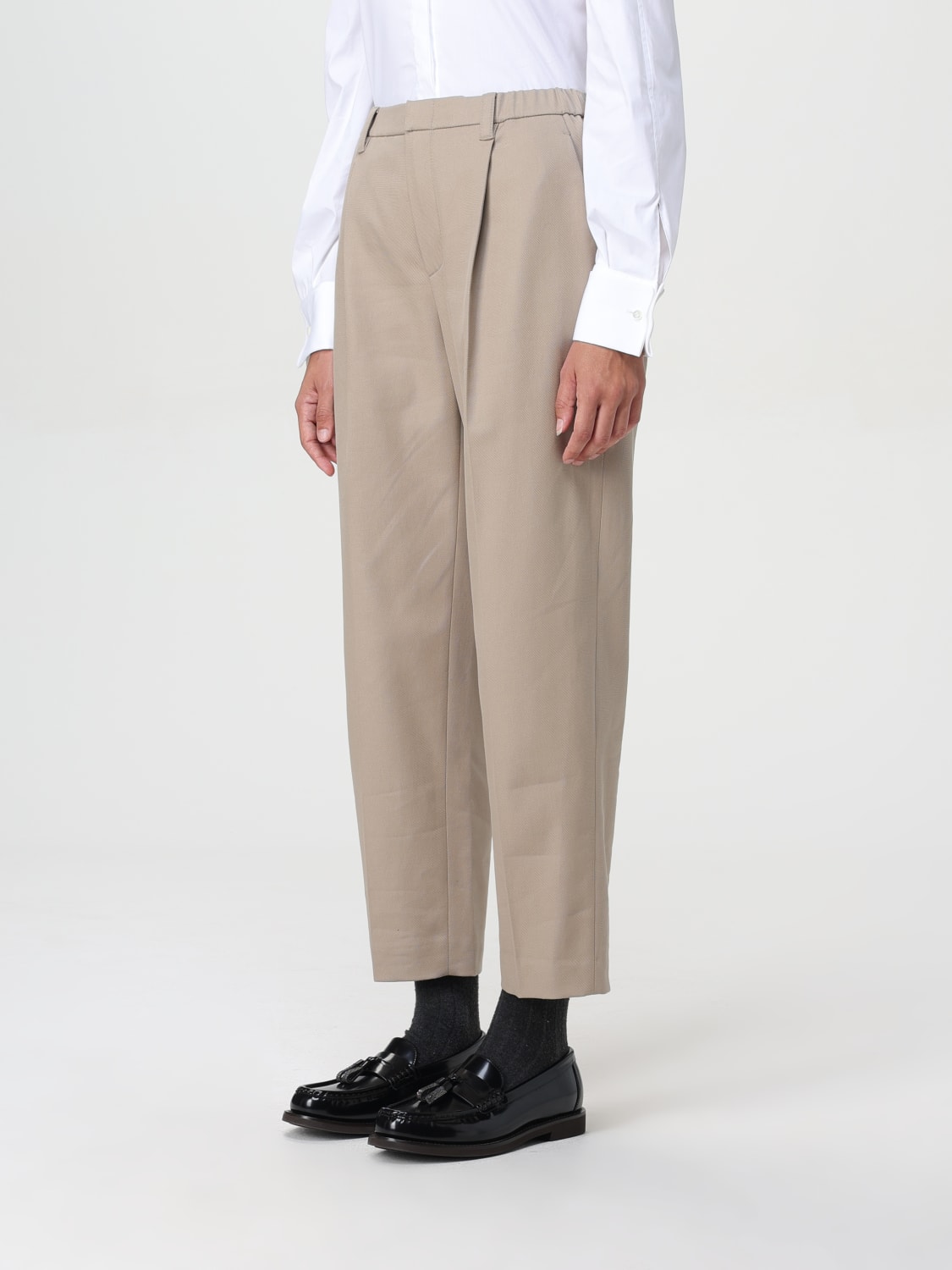 Giglio Pantalone Brunello Cucinelli in cotone Vendita Calda