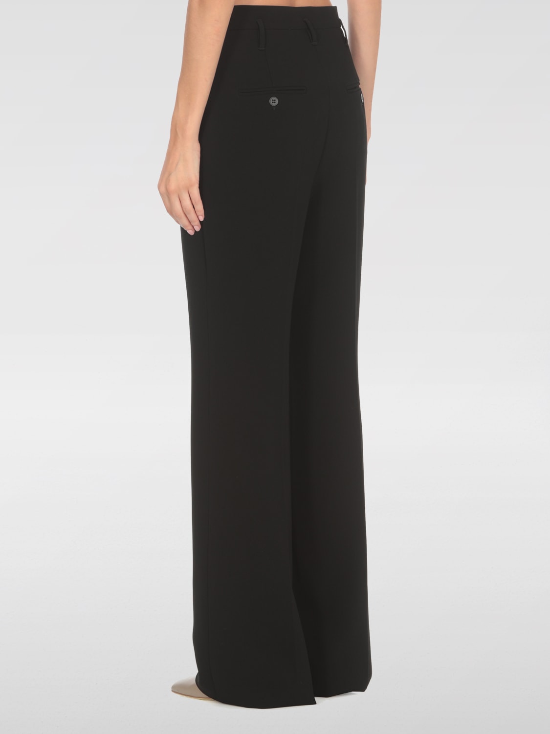 Giglio Pantalone Max Mara in crêpe Negozio online di fabbrica
