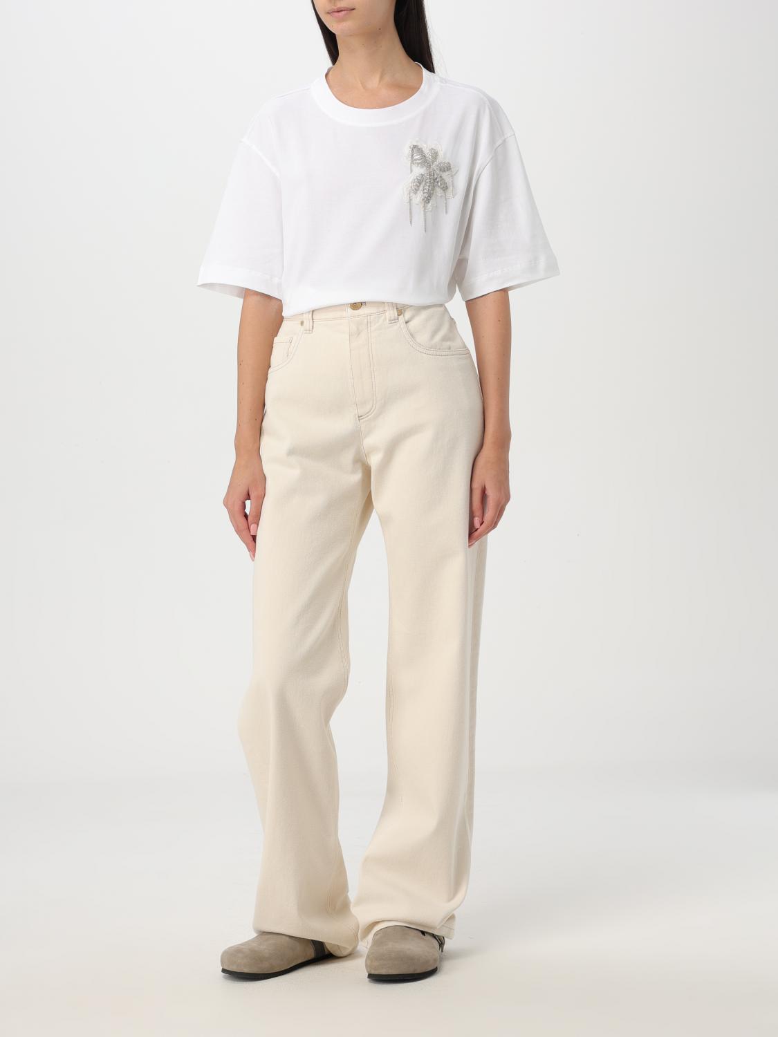 Giglio Pantalone donna Brunello Cucinelli Smaltimento dello stoccaggio