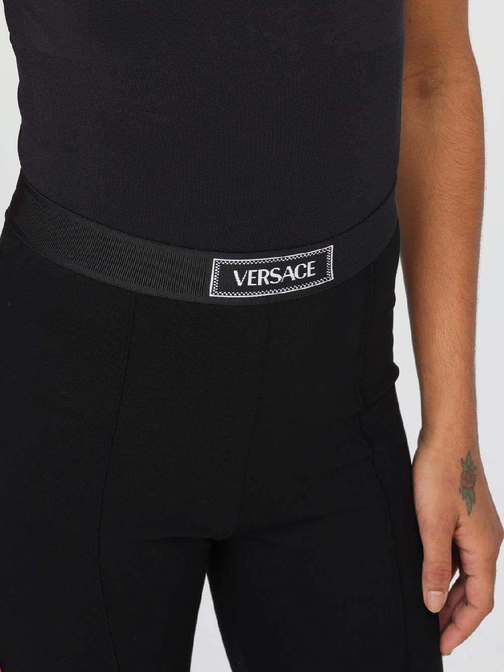 Giglio Leggings Versace in tessuto elasticizzato Latest fashion