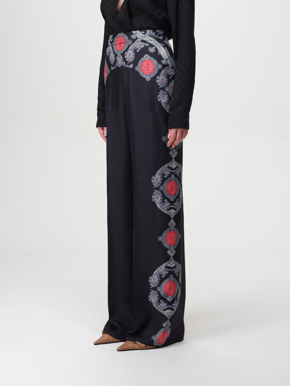Giglio Pantalone Etro in seta stampata Ultimo giorno