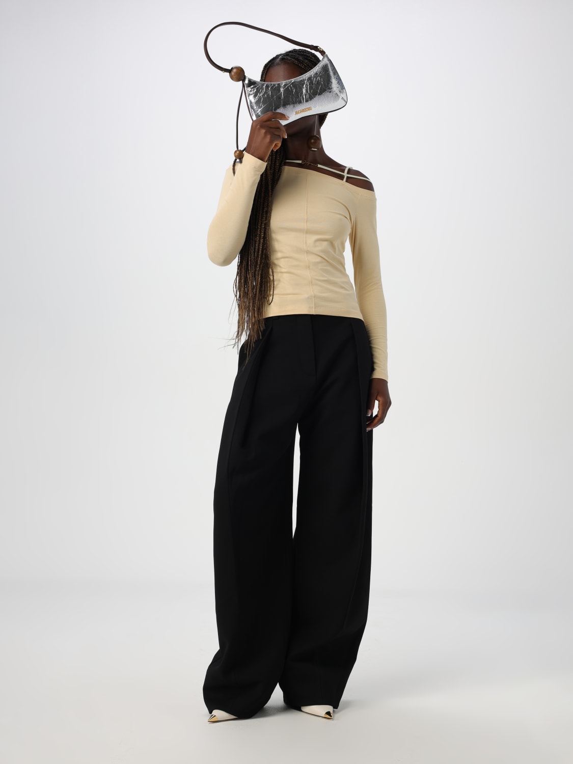 Giglio Pantalone Jacquemus in cotone stretch Fino al 65% di sconto