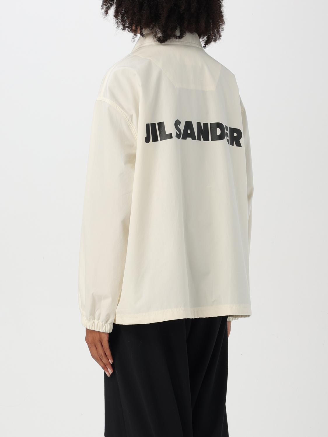 Giglio Giubbotto Jil Sander in cotone con logo Limitato a 3 giorni