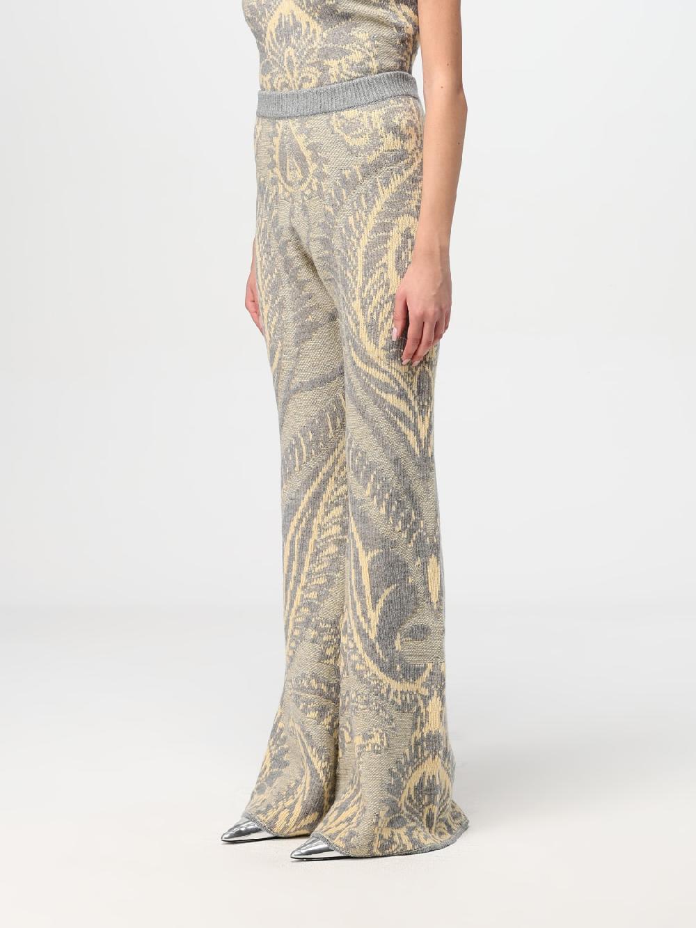 Giglio Pantalone Etro in lana jacquard Esporta salva