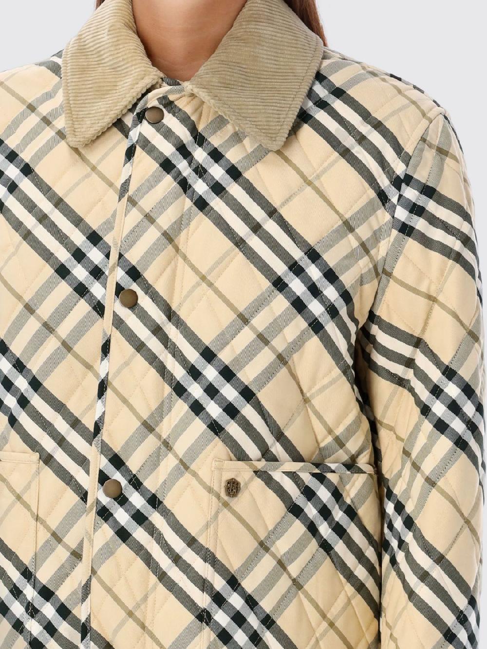 Giglio Bomber Burberry in cotone stampato Black Friday Prezzi