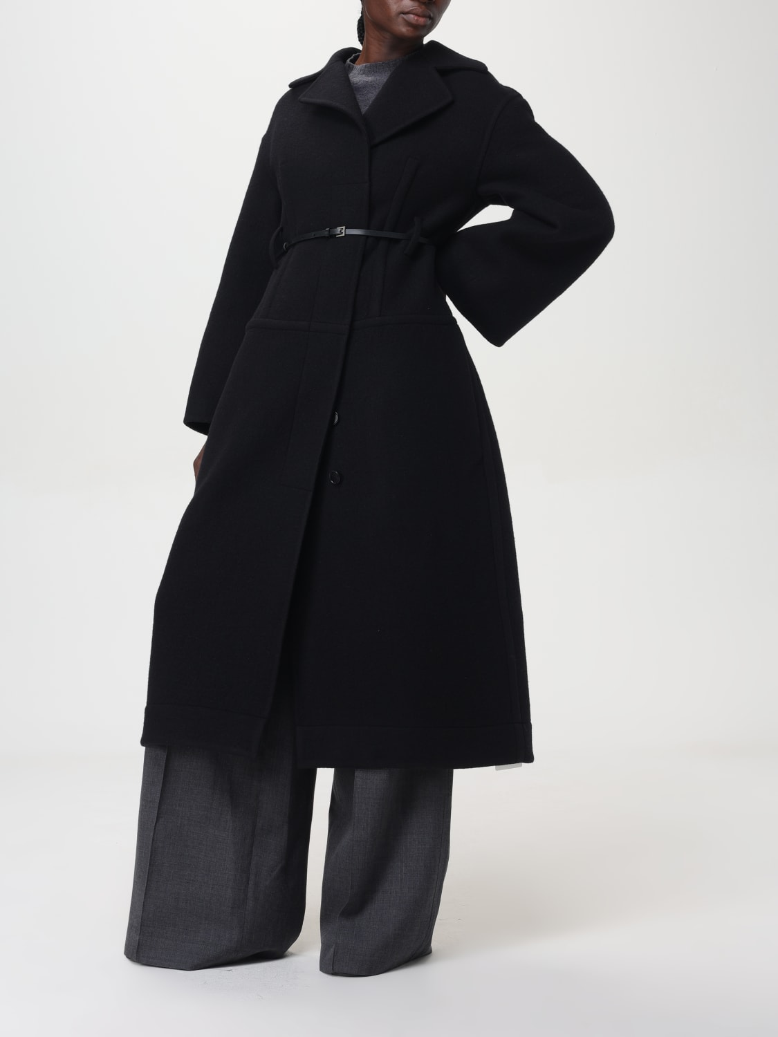 Giglio Cappotto con cintura Jil Sander In vendita
