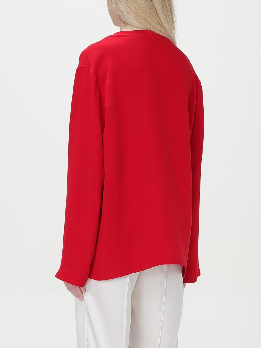 Giglio Blusa di seta V Gold Valentino Italy