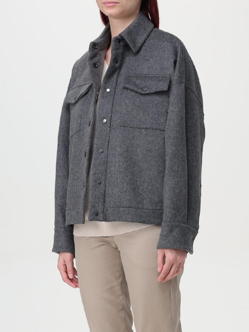 Giglio Overshirt Brunello Cucinelli in lana vergine In Vendita
