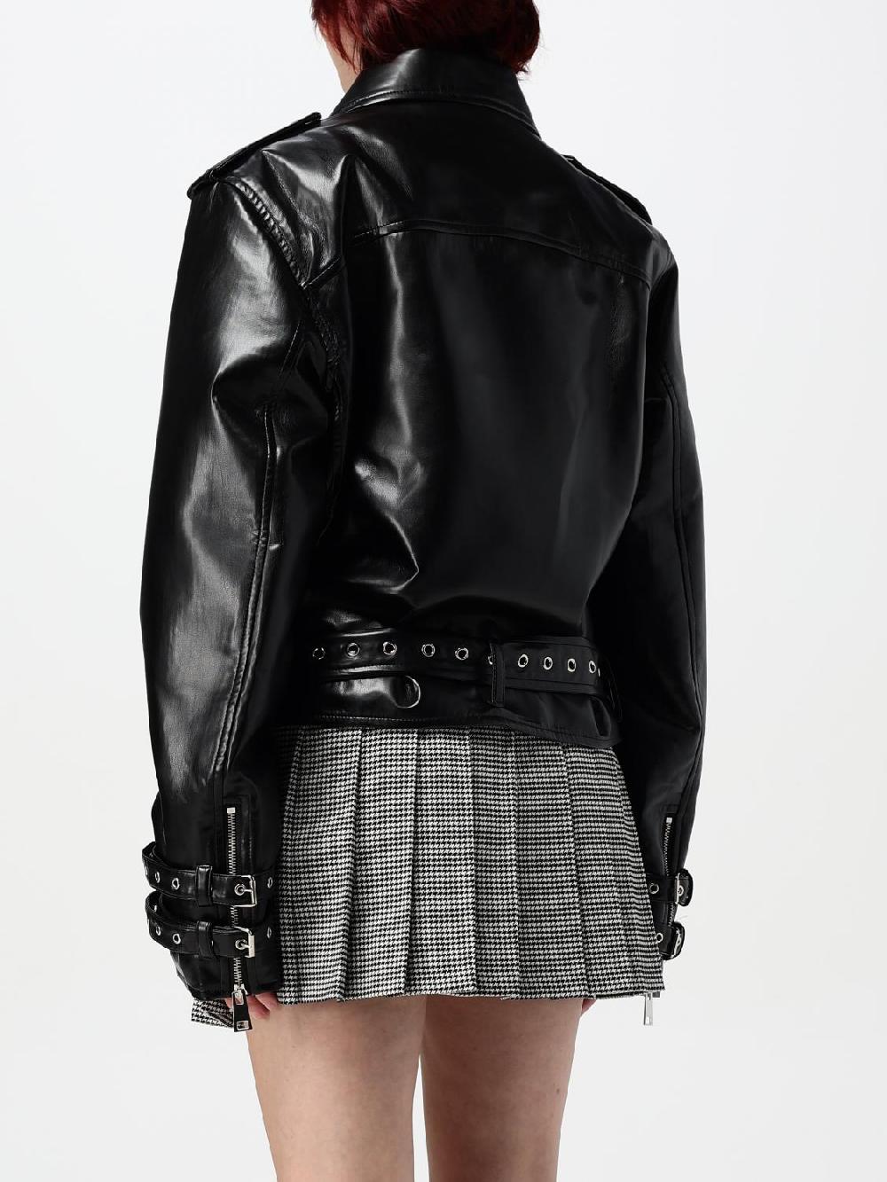 Giglio Giubbotto biker Aniye by in pelle sintetica Nuova