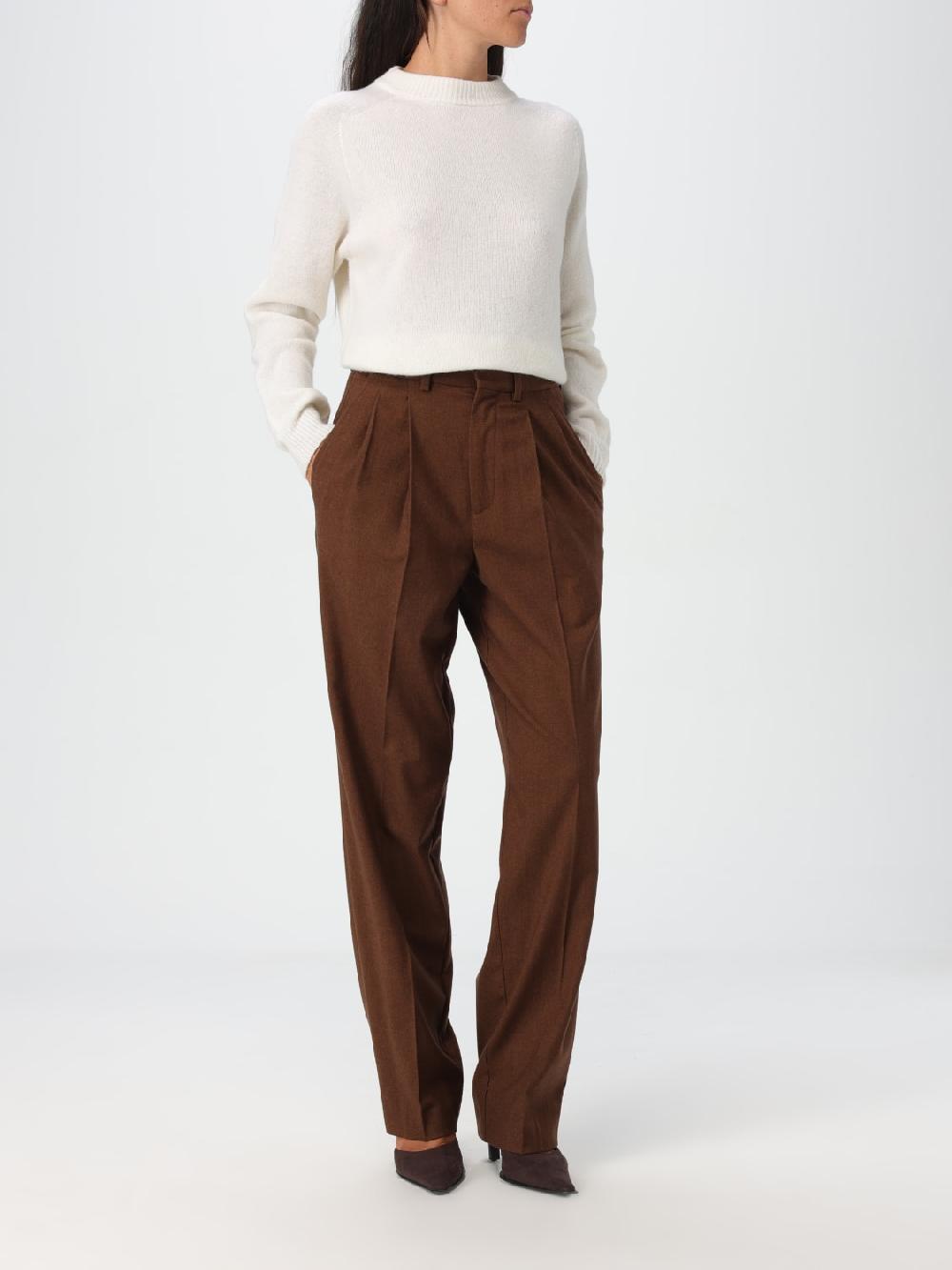 Giglio Pantalone Alysi in misto lana Negozio online di fabbrica